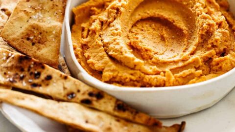 Pumpkin Humus With Pita