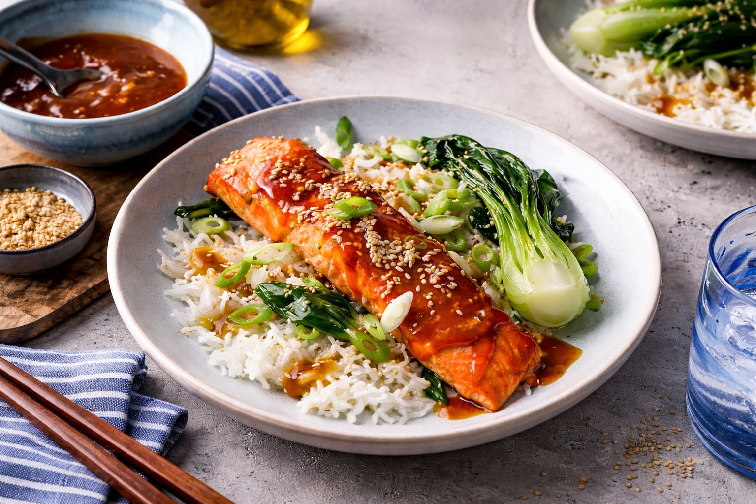 Baked Teriyaki Salmon