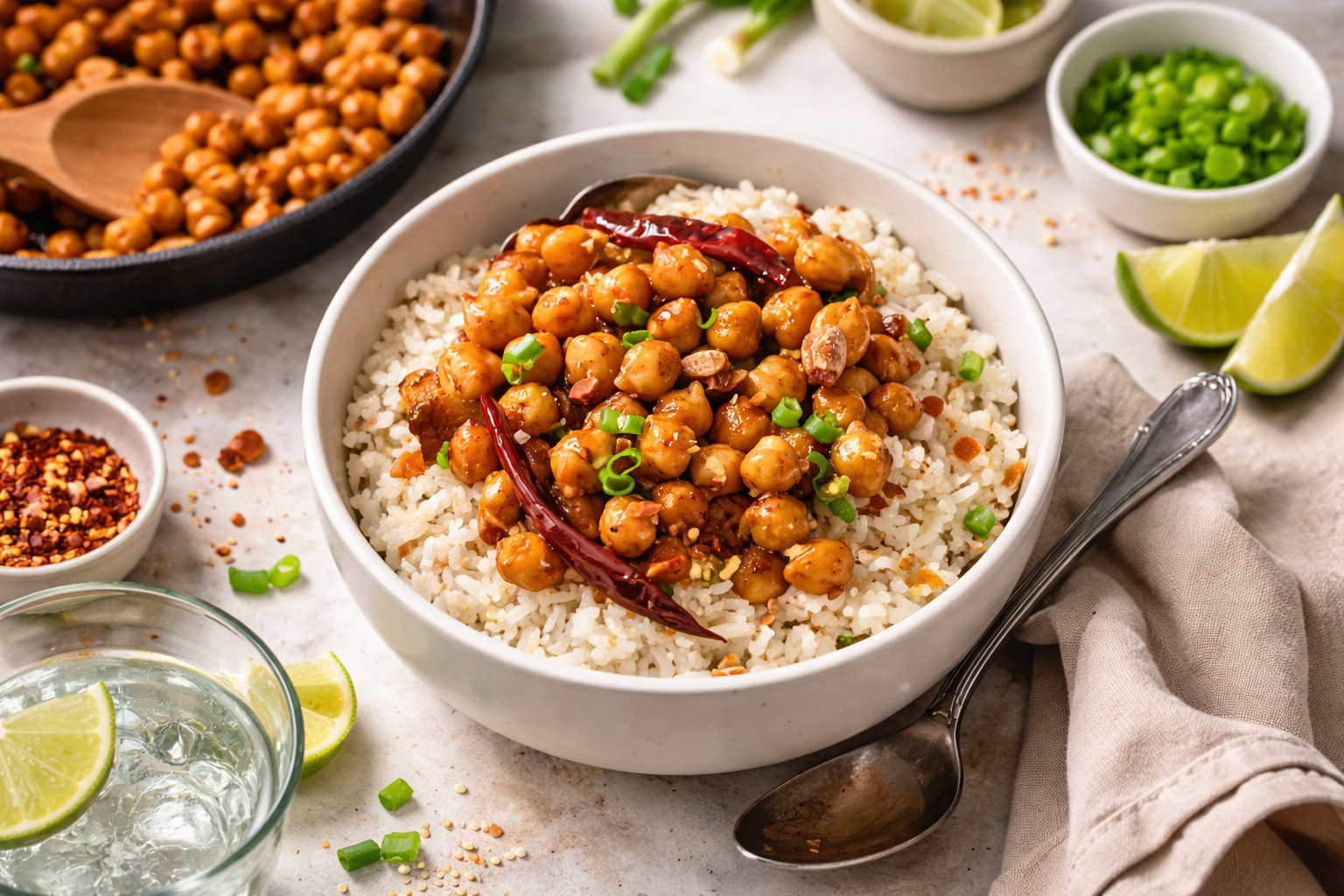 Kung Pao Garbanzos