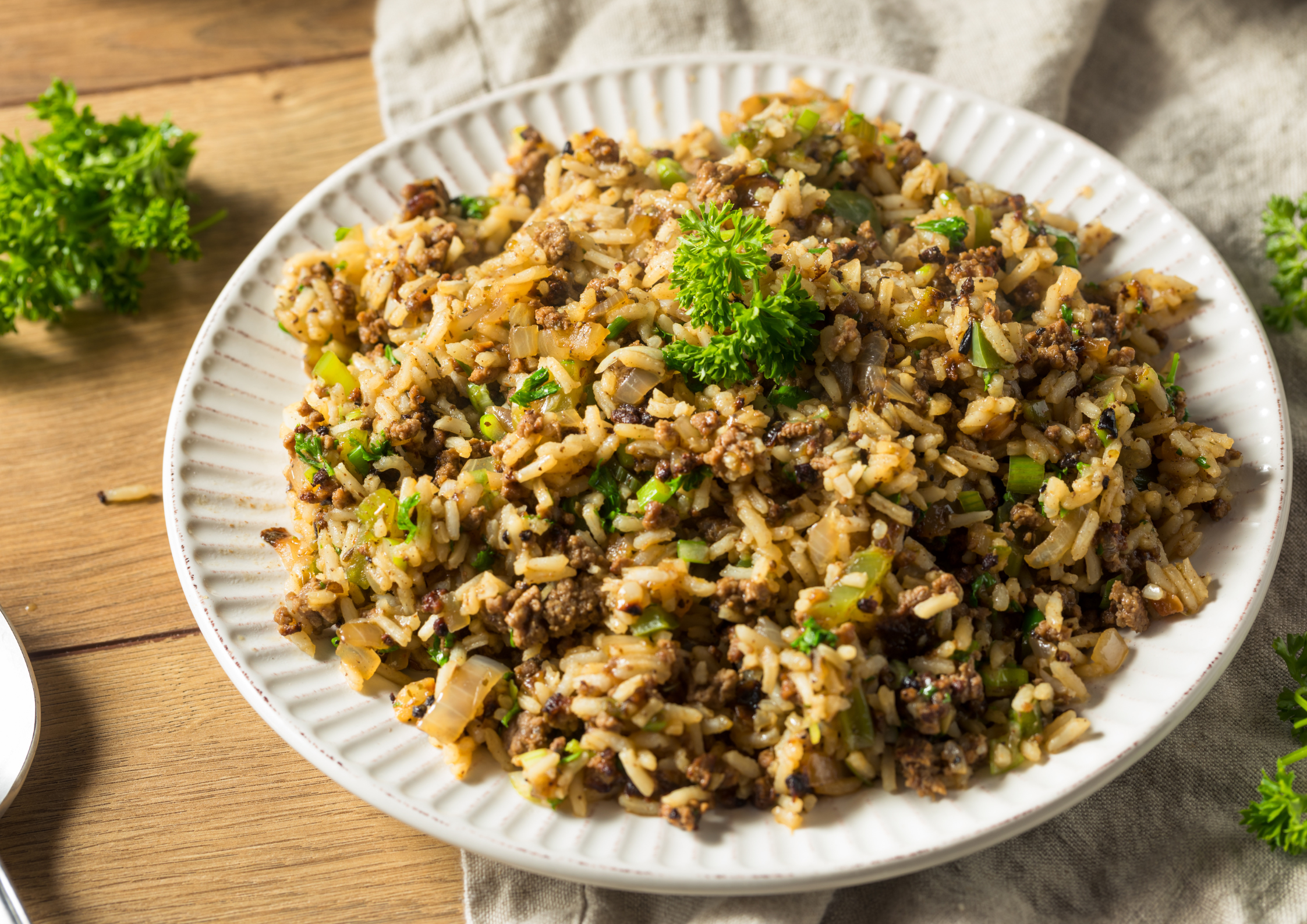Cajun Beef Rice Bowl